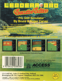 Leaderboard Commodore 64 US box art